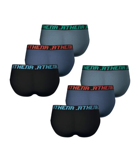 Lot de 6 slips homme Trio Essentiel Athena