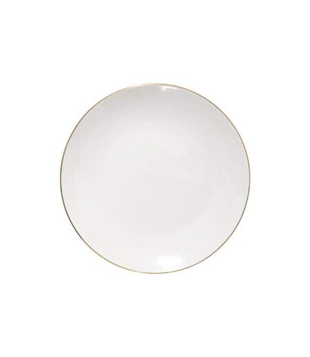 Lot de 6 Assiettes à Dessert Petit Salon 19cm Blanc