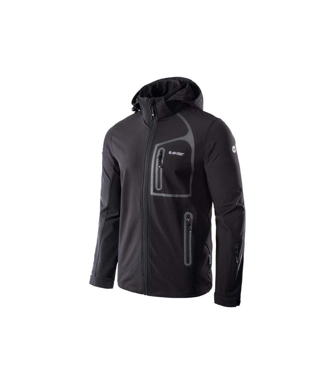 Veste À Capuche Nils Homme Noir Hi-Tec-1