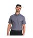 Chemise Habillée Manches Courtes Supreme Homme Gris Acier Premier-1