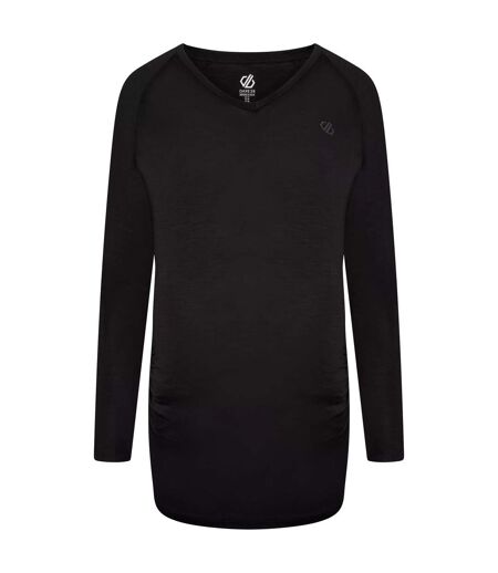 Dare 2B Womens/Ladies Discern Long-Sleeved Maternity T-Shirt (Black) - UTRG8373