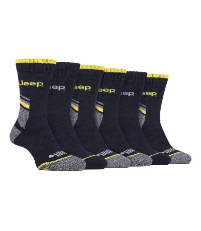 Paquet de 6 chaussettes renforcées de travail robustes pour hommes