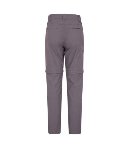 Mountain Warehouse Womens/Ladies Hiker Stretch Zip-Off Pants (Charcoal) - UTMW1577