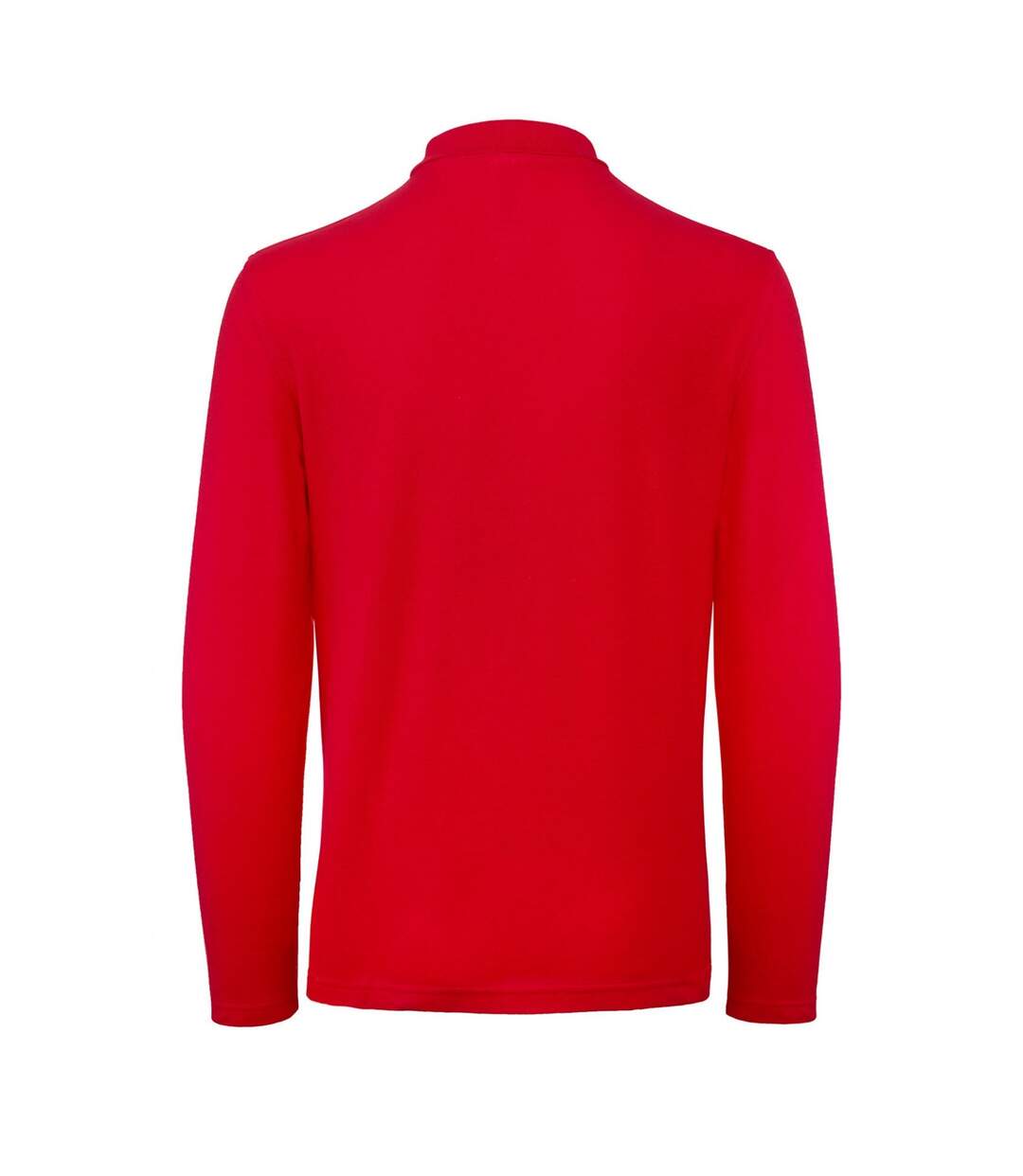 B&C ID.001 Polo à manches longues pour hommes (lot de 2) (Rouge) - UTBC4469