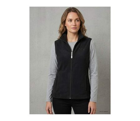 Gilet Polaire Femme Sans Manches AH1190 Noir (Axxano)