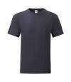 Fruit Of The Loom - T-shirt ICONIC - Hommes (Bleu marine foncé) - UTPC4369