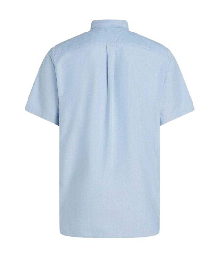Mens Oxford Short-sleeved Shirt Blue Tommy Hilfiger