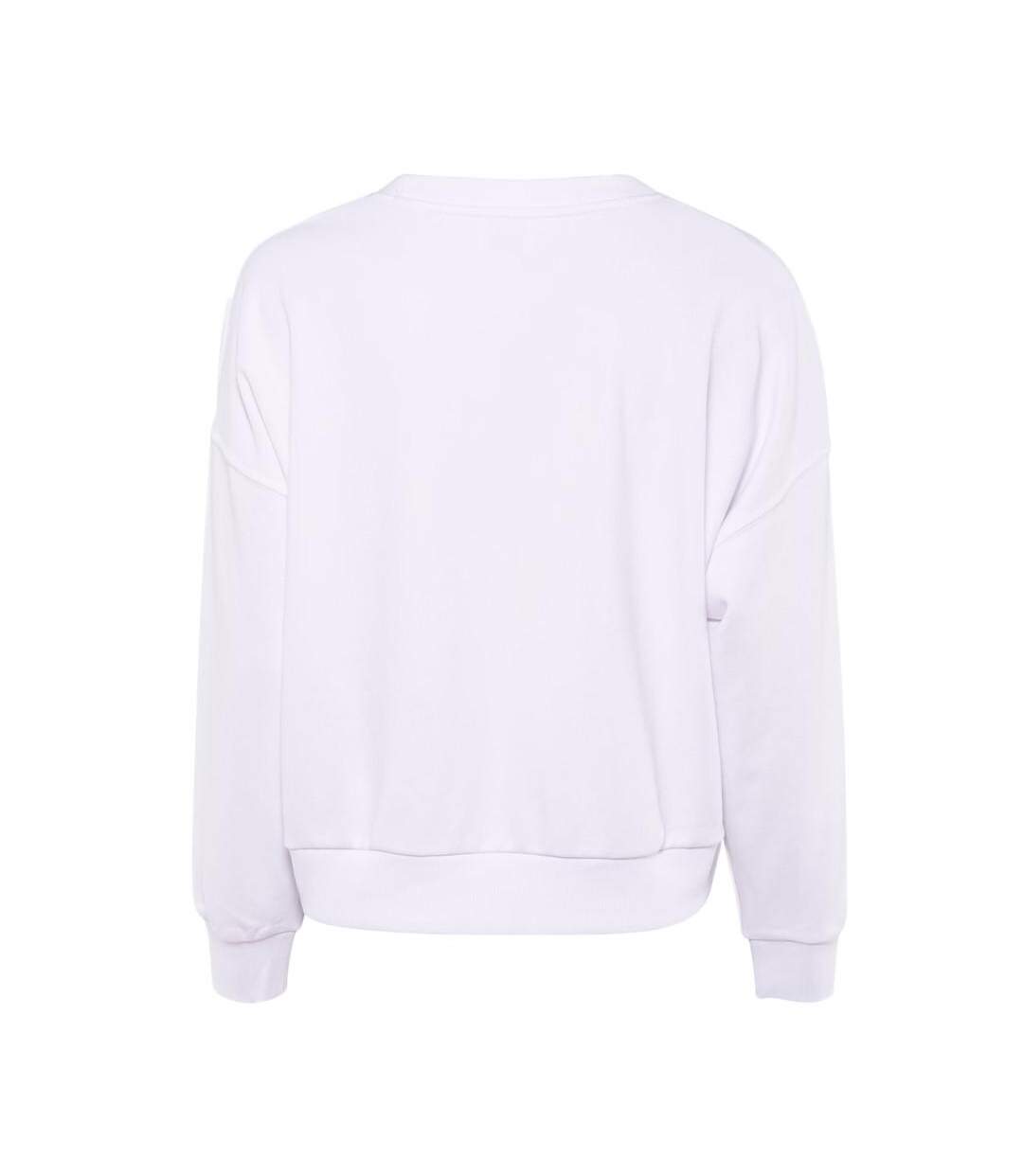 Sweat Blanc/Rose Femme Guess Icon - L