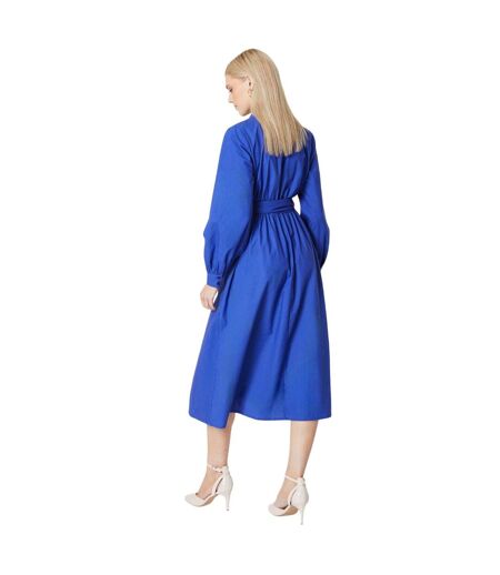 Robe chemisier mi-longue femme bleu Principles