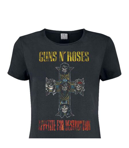 Robe t-shirt appetite for destruction femme charbon Amplified