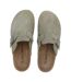 Womens/ladies Leather Mule Sandals Soft Green Jack Wills-4