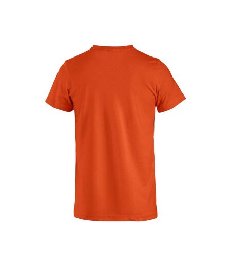 Clique Mens Basic T-Shirt (Blood Orange)