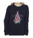 Disney Sweat Womens/Ladies The Nightmare Before Christmas Scary & Bright Sweatshirt (Bleu marine) - UTBI32002-3