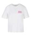 Womens/ladies Cute But Psycho T-shirt Blanc Miss Tee-1