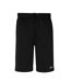 Mens Fleece Shorts Black Slazenger-1