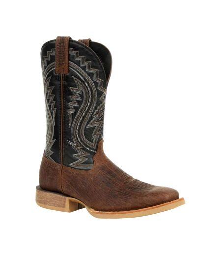 Mens Rebel Pro Full Grain Leather Cowboy Boots Acorn Black Onyx Durango