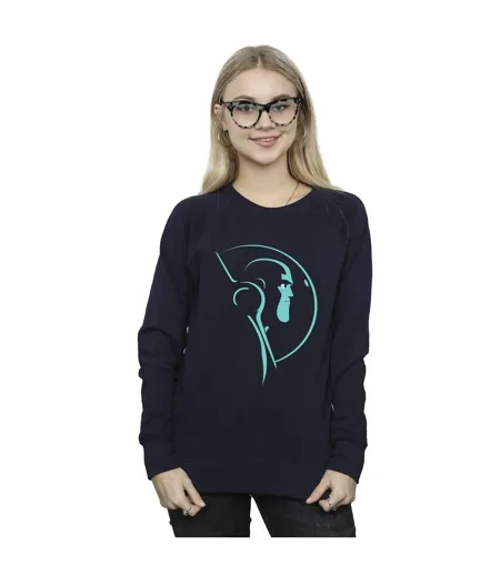Disney - Sweat LIGHTYEAR SPACE HELMET STARE - Femme (Bleu marine) - UTBI25092