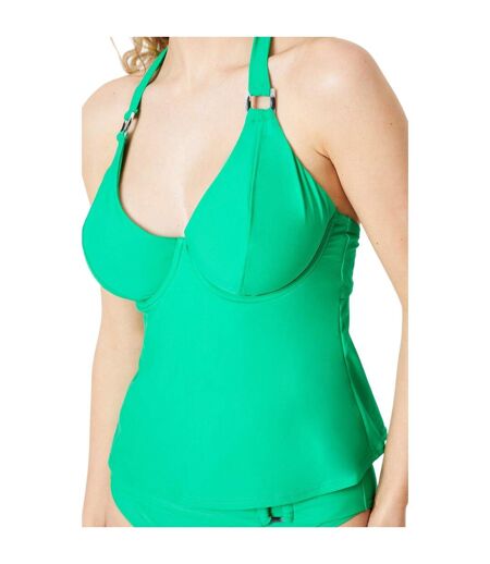 Haut de tankini femme vert vif Gorgeous