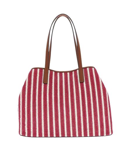 Sac À Main Motif/style Rayé Taille Unique Pourpre Guess