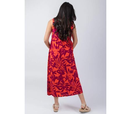 Robe longue été coupe ample MAITA fluide et légère Coton Du Monde
