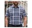 K-DRAN TABACGT3P - Chemisettes manches courtes violette pour homme en mélange coton-polyester-1