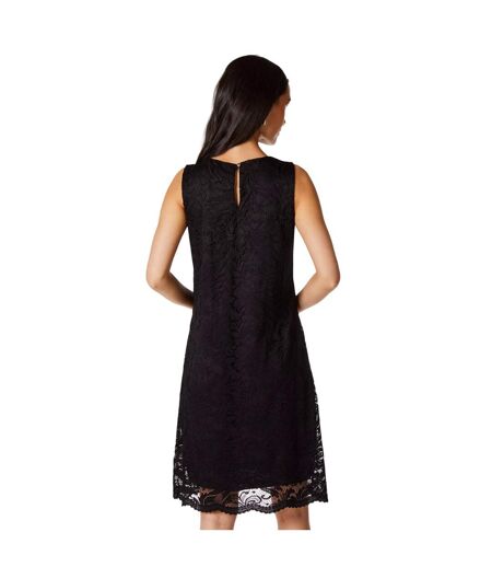 Womens/ladies lace sleeveless dress black Principles