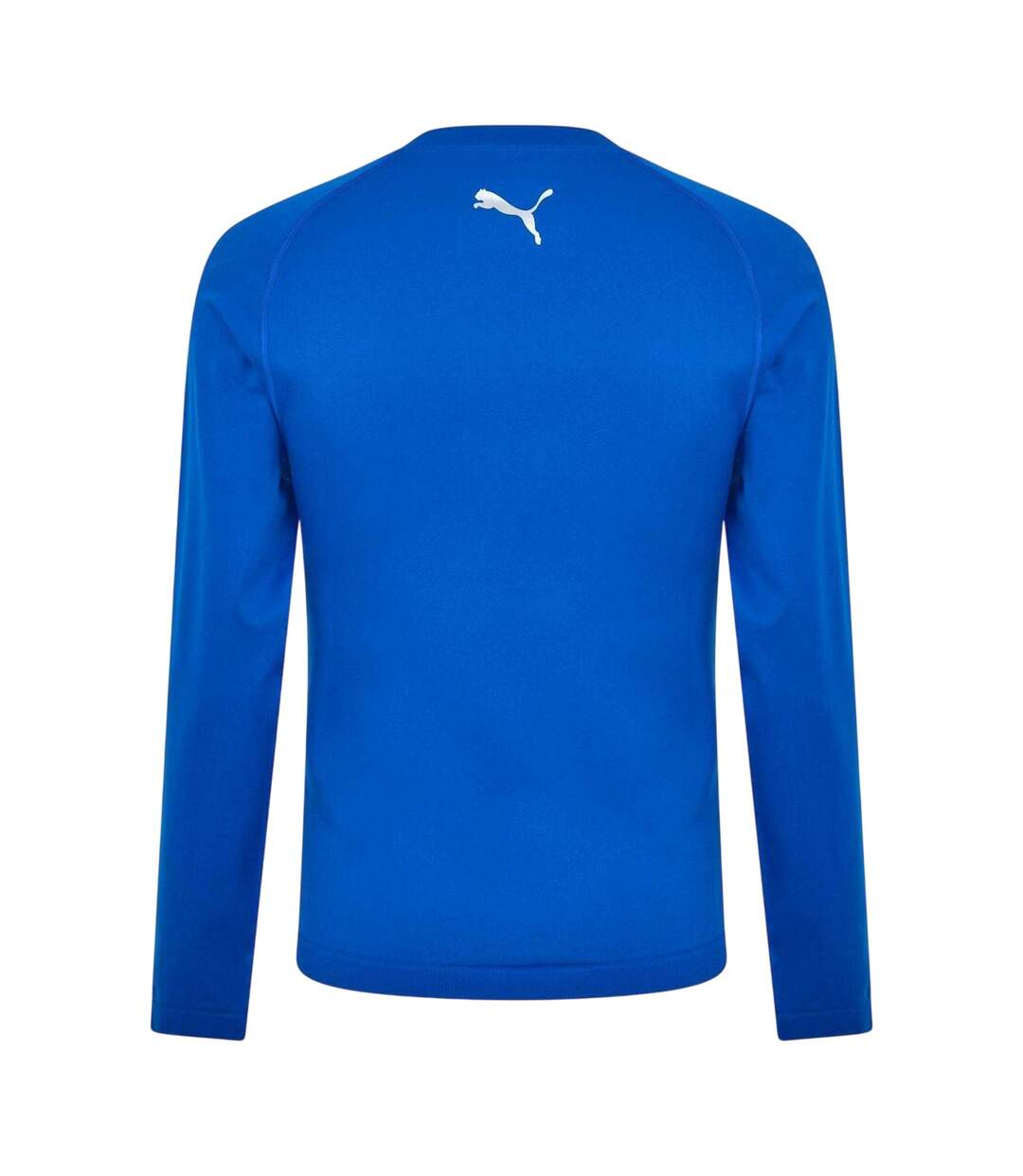 Mens Performance Plain Vent Athletic Shirt Blue Puma-2