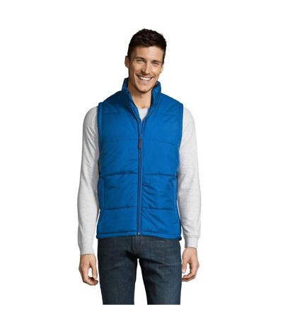 Warm Doudoune Sans Manches Rembourrée Homme Bleu Roi SOLS