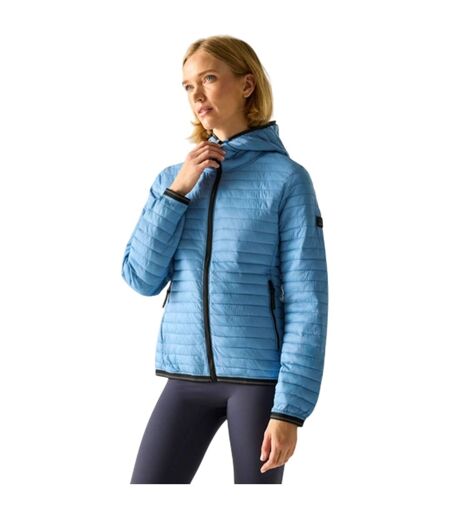 Womens/ladies Rigain Quilted Jacket Washed Denim Regatta
