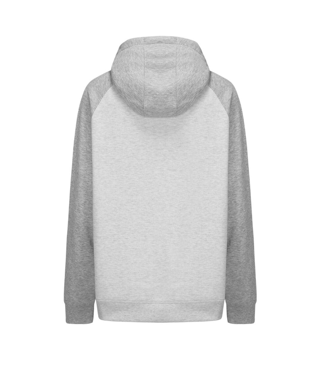 Sweat À Capuche Homme Blanc Cassé Chiné Gris Slazenger-2
