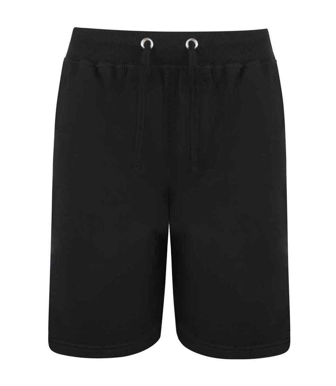 Mens campus casual shorts deep black Awdis-1