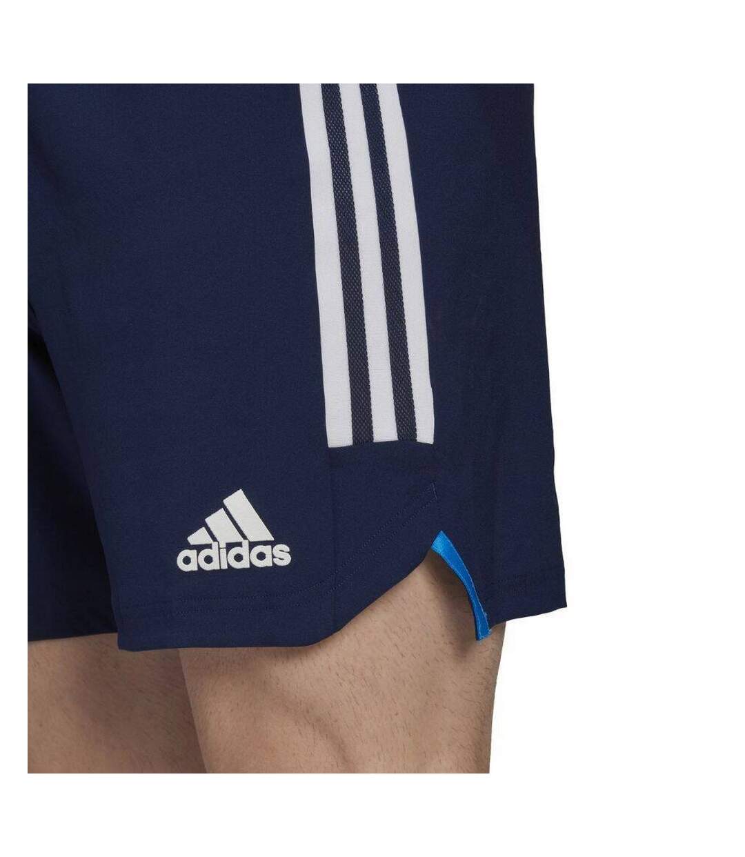 Short condivo homme bleu / blanc Adidas-3