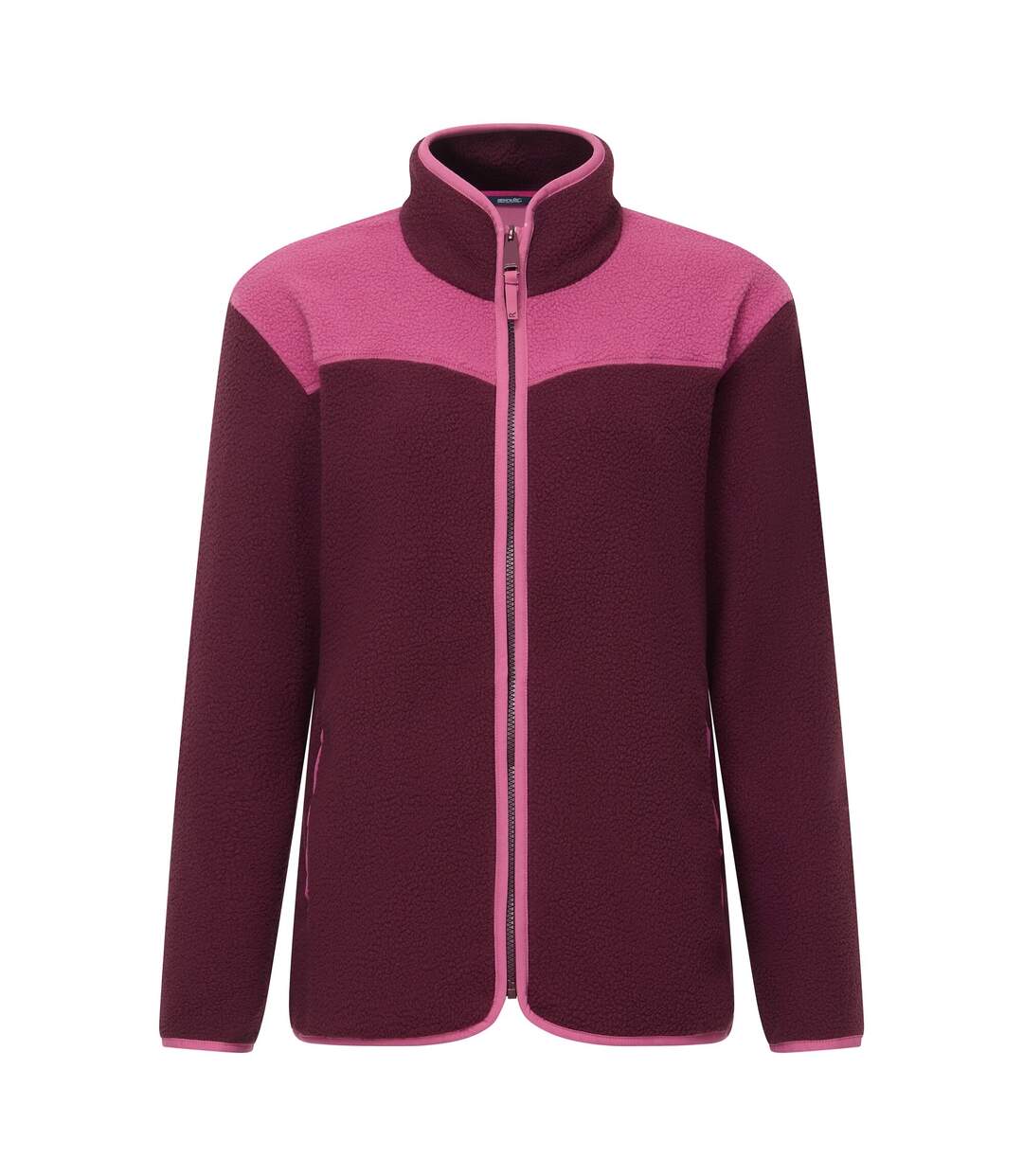 Womens/ladies Frankie Borg Full Zip Fleece Jacket Fig Violet Regatta-2