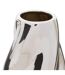 Vase Design Torsadé en Dolomite Sky 28cm Argent-2