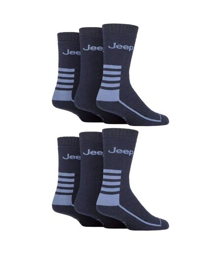 Paquet de 6 chaussettes de randonnée respirantes de marche pour hommes