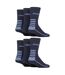 Paquet de 6 chaussettes de randonnée respirantes de marche pour hommes-3