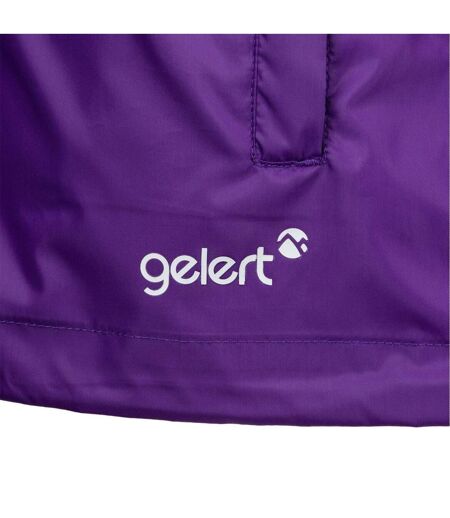 Womens/ladies Packaway Waterproof Jacket Purple Gelert