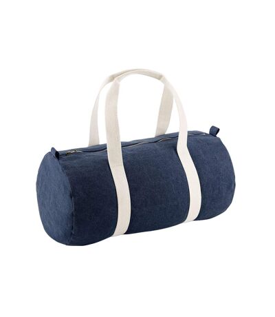 Bagbase Barrel Denim Duffle Bag (Blue) (One Size)