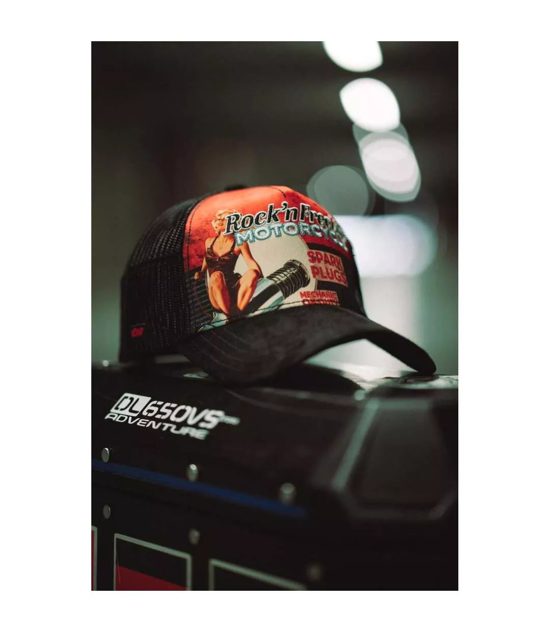 Casquette trucker avec filet bi-matière Spark Rock'n Free Life-4