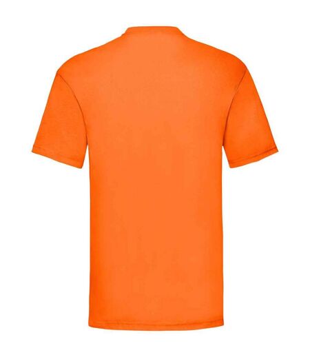 Mens valueweight t-shirt orange Fruit of the Loom