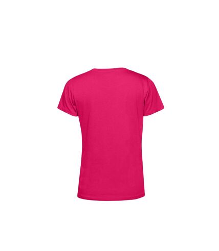 B&C Womens/Ladies E150 Organic Short-Sleeved T-Shirt (Magenta)