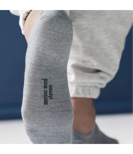 Mens Merino Wool No Show Socks Invisible Low Cut Warm Footsies Socks
