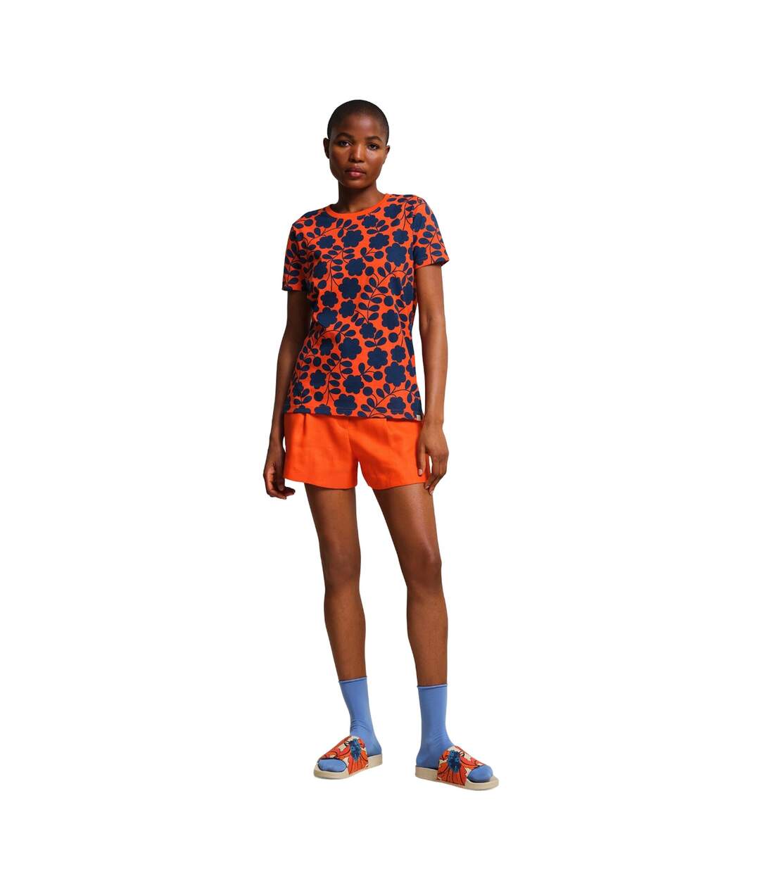 T-shirt orla kiely femme orange Regatta-4