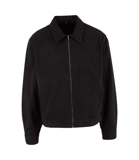 Mens Basic Work Jacket Black Build Your Brand