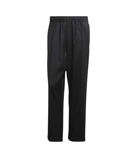 Mens Woven Baggy Tracksuit Bottoms Black Adidas