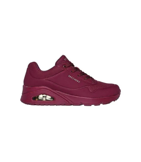 Baskets Uno Stand On Air Femme Rouge Skechers