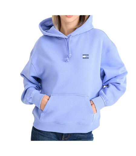 Sweat bleu femme tommy hilfiger badges