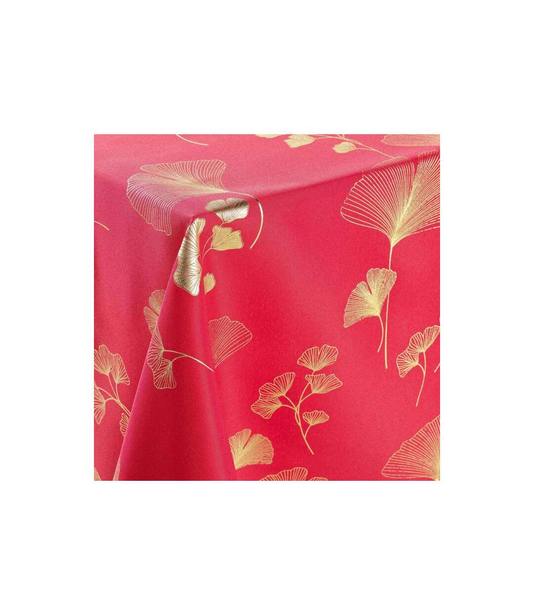 Nappe Imprimée Bloomy 150x240cm Rouge-2