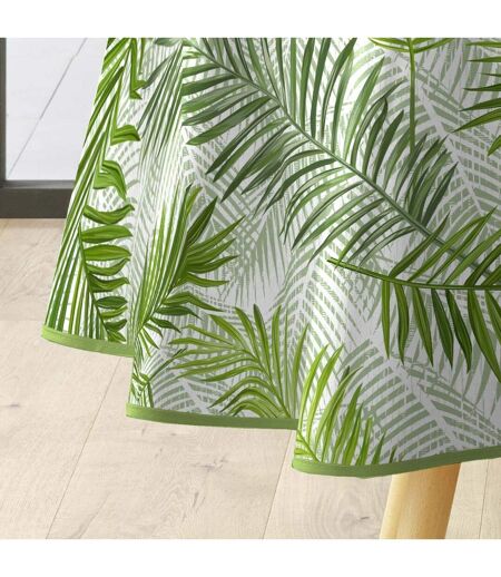 Nappe Ronde Green Feuilles 160cm Vert