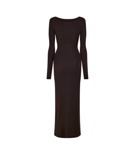 Robe Longue Maxi Femme Marron WRSTBHVR